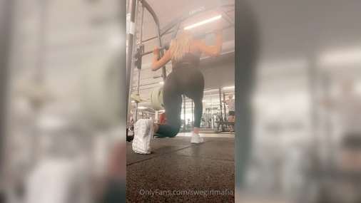 swedish twitch streamer swegirlmafia big ass while training
