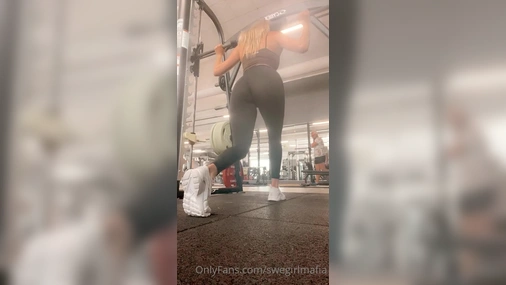 swedish twitch streamer swegirlmafia big ass while training