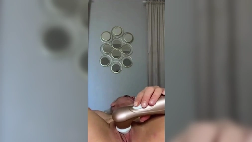 Swedish babe Nadja steding using vibrator in her tight pussy