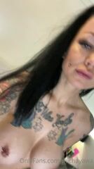 EMO with big dildo