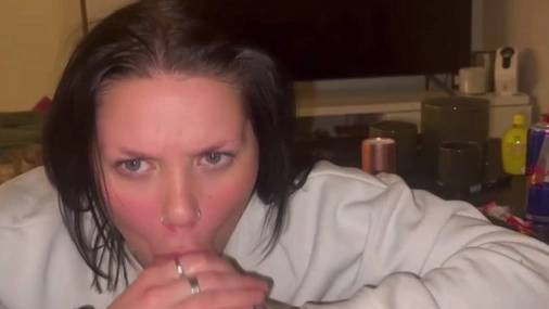 Linn3a B0ström blowjob + cum in mouth