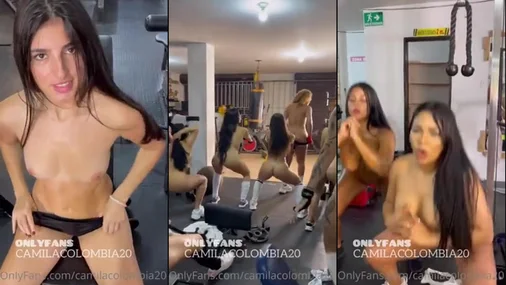 Latinos im Fitnessstudio CamilaColombia20