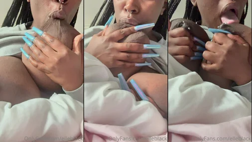 Elle Black Mit großen Titten spielen