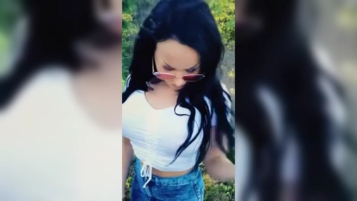 BonnieX outdoor blowjob