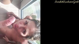 Swedish Zhara Nilsson hot fuck & facial