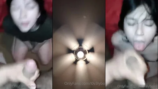 Lov3lyboyy Får ansiktsbehandling POV