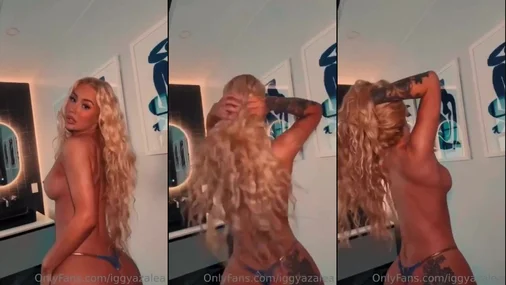 Iggy Azaela Topless on Video And Showing Tits