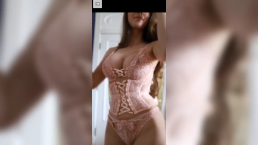 Abby Opel Strips In Corset