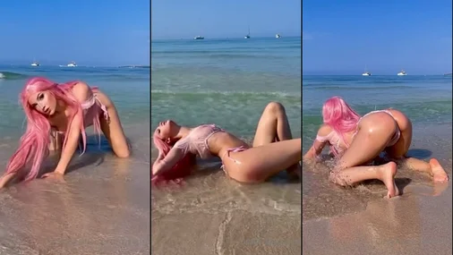 Milkimind Gets Wet On The Beach