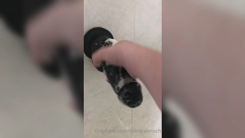 Okichloe Handjob Practice On Big Dildo
