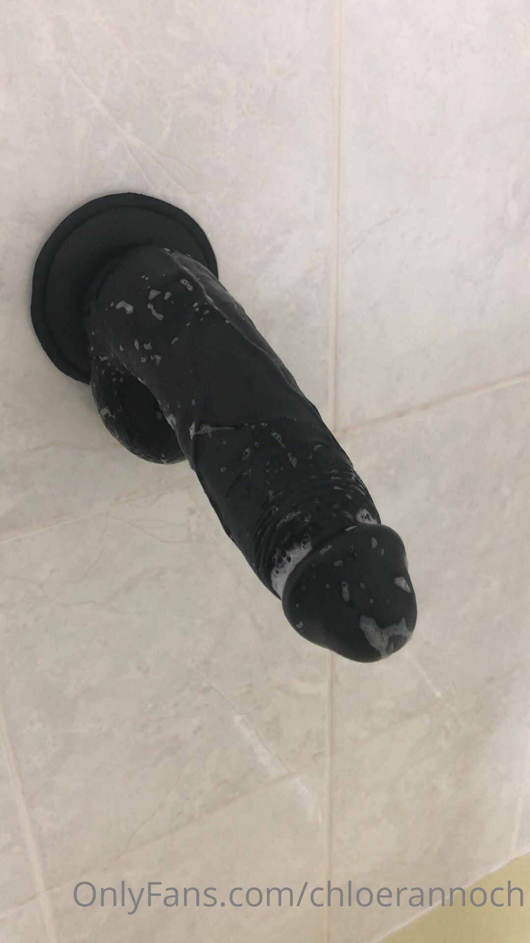 Okichloe Handjob Practice On Big Dildo