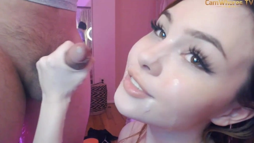 Ritalolita Blowjob And Facial Close Up