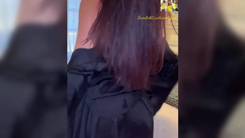 Sophie Rain shows her big naked ass