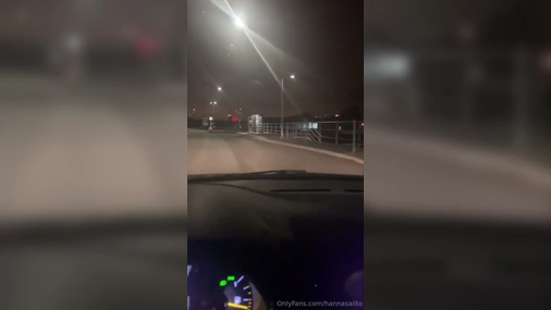 Swedish Hanna Saiito sextape in car