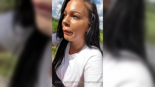 Ew3l1na blowjob outdoors