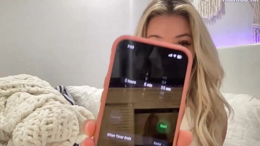 BlondeMauiGirl Blowjob With Dildo