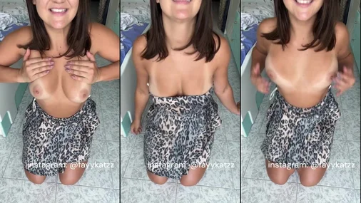 Leopard Dress, Tanned Bouncing Tits