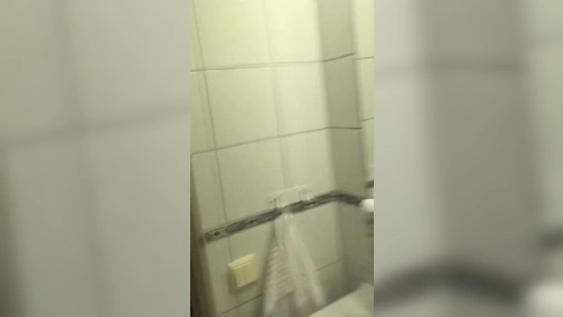 Swedish blonde fingered and squirt in bathroom