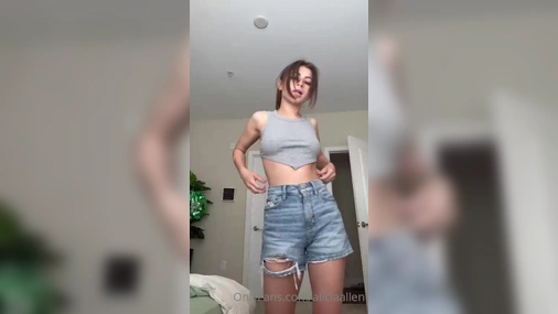 Alicia Allen Strips In Jeans