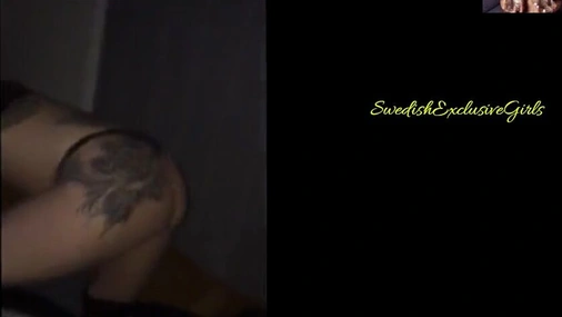 Swedish tatooed babe Paulina Alatalo teasing