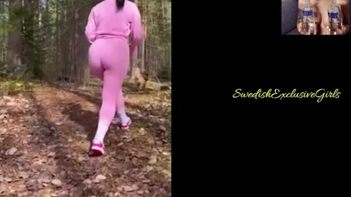 Swedish Babe Edithspicy blowjob in the forest