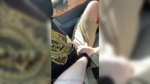 Sugarsexclusive Sucking Cock in Car While Driving