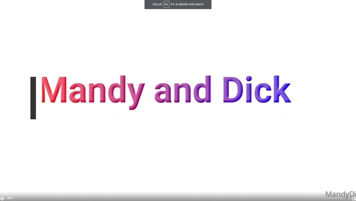 Mandy and Dick