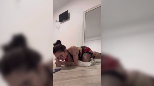 Sheila Rosse Pussy Fuck And Blowjob With Dildo In Mirror Play