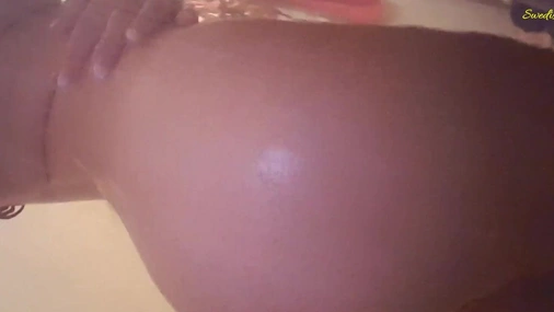 Swedish Babe Candy naked shower tease