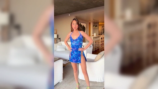Riley Reid Getting Fucked in Sexy Blue Dress