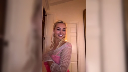 Lindsey Pelas See Through Boobs Livestream