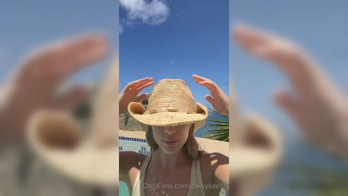 Daisy Keech Teasing Perfect Titties in Pool