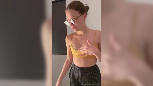 Maidelyn Kessir in Nerdy Glasses Getting Fucked Rough