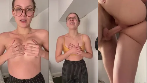 Maidelyn Kessir in Nerdy Glasses Getting Fucked Rough