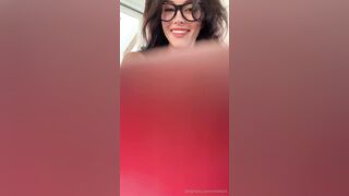 Emily Black Dildofucking Pussy in Slutty Schoolgirl Outfit
