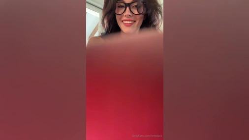 Emily Black Dildofucking Pussy in Slutty Schoolgirl Outfit