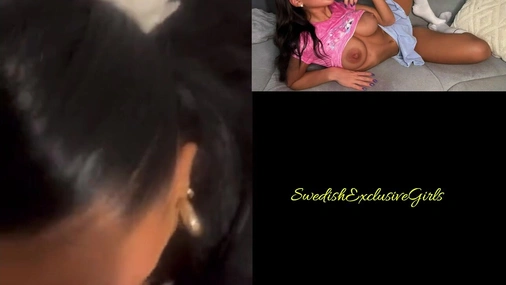 Elin Swede Blowjob & shows her big ass