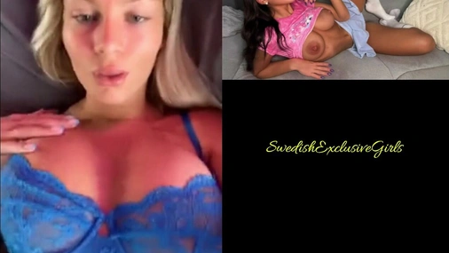 Swedish babe thatyoungblonde flash her perfect big tits