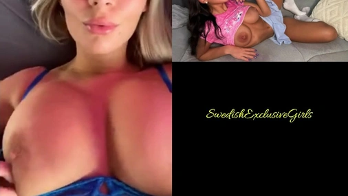 Swedish babe thatyoungblonde flash her perfect big tits