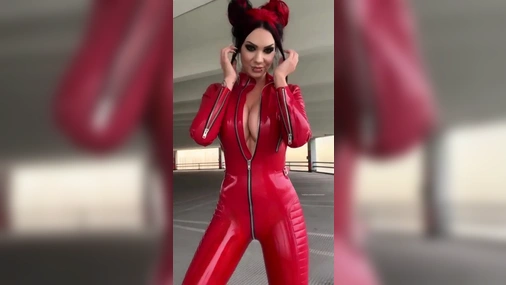 starfuckedmodel - BTS from todays shoot. love this catsuit! (onlyfans-enhanced)