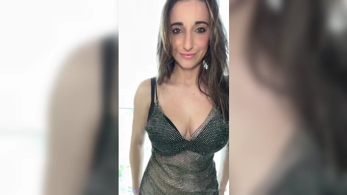Christina Khalil Stripteasing on Vacation