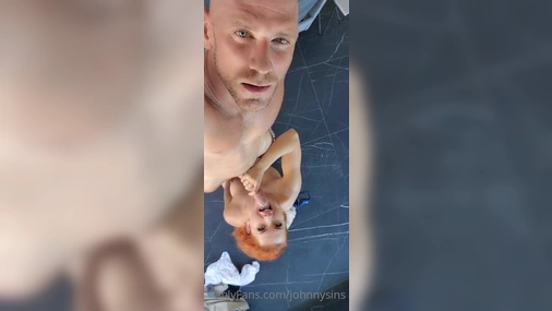 Johnny Sins Gets Blowjob By Redhead Eden Luxx