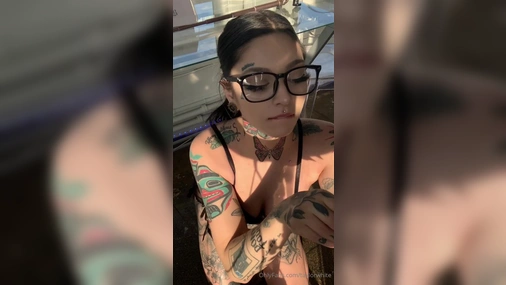 Taylor White Blowjob With Dildo Wearing Glasses