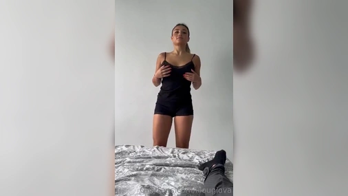 Lilou Danero Sucks And Fucks in Black Dress