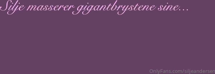 Silje sine store bryster