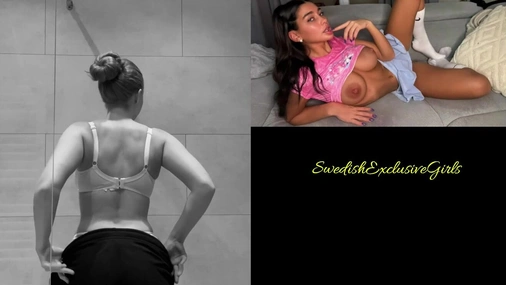 ThebelleBunny stripping to fully naked & shows her big fat ass