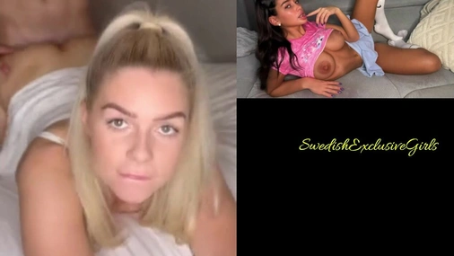 Norwegian babe TheBelleBunny  rough anal sex & cum in mouth