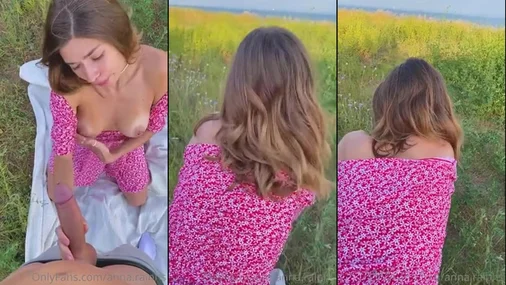 Anna Ralphs Aus einem Picknick wird harter Sex im Doggystyle