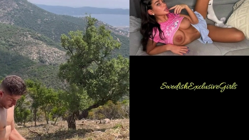 Norwegian Babe TheBelleBunny Sex in the wild & cumshot on big juicy ass