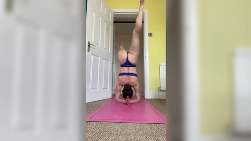 Nude Yoga With BeachYogaGirl